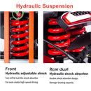 FLJ 72V 7000W Elektroroller mit zwei Motoren Motoren Acryl-LED-Pedal Top Speed ​​E Bike Scooter electrico