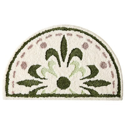 Ins simple Bathroom Floret Carpet Flower Area Rugs Anti Slip absorbent House Entrance Carpets thickened door mat Home Decor