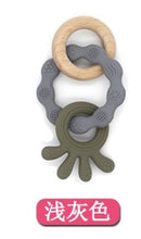 1 STÜCK Silikon Beißring Baby Ruder Form Holz Beißring Kind Geschenk Lebensmittelqualität Silikon Kinderwaren Kind Kinderkrankheiten Spielzeug