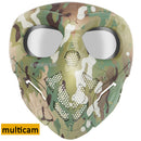 Outdoor Airsoft Schutzmaske Militärische Taktische Paintball Vollgesichtsmaske CS Jagd Schießen Sport Halloween Schädel Masken