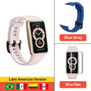Globale Version Huawei Band 6 Band6 SpO2 BT5.0 1,47'' AMOLED-Bildschirm Herzfrequenz-Tracker 2-Wochen-Leben Braccialetto Relógio inte