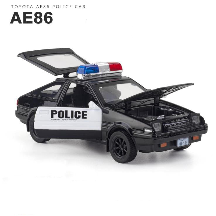 1:28 Spielzeugauto INITIAL D AE86 Metallspielzeug Legierungsauto Diecasts &amp; Spielfahrzeuge Automodell Miniatur Modellauto Spielzeug für Kinder