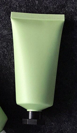 50ml Frost Plastic Soft Bottle Matte Green 50g Cosmetic Cream Facial Cleanser Container Toothpaste Lotion Tube Free Shipping