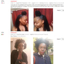 Showcoco Afro Kinky Curly Clip In Hair Extensions Echthaarclip 125 8 Stück Clip In Echthaarverlängerung 4c Maschinell gefertigt Remy