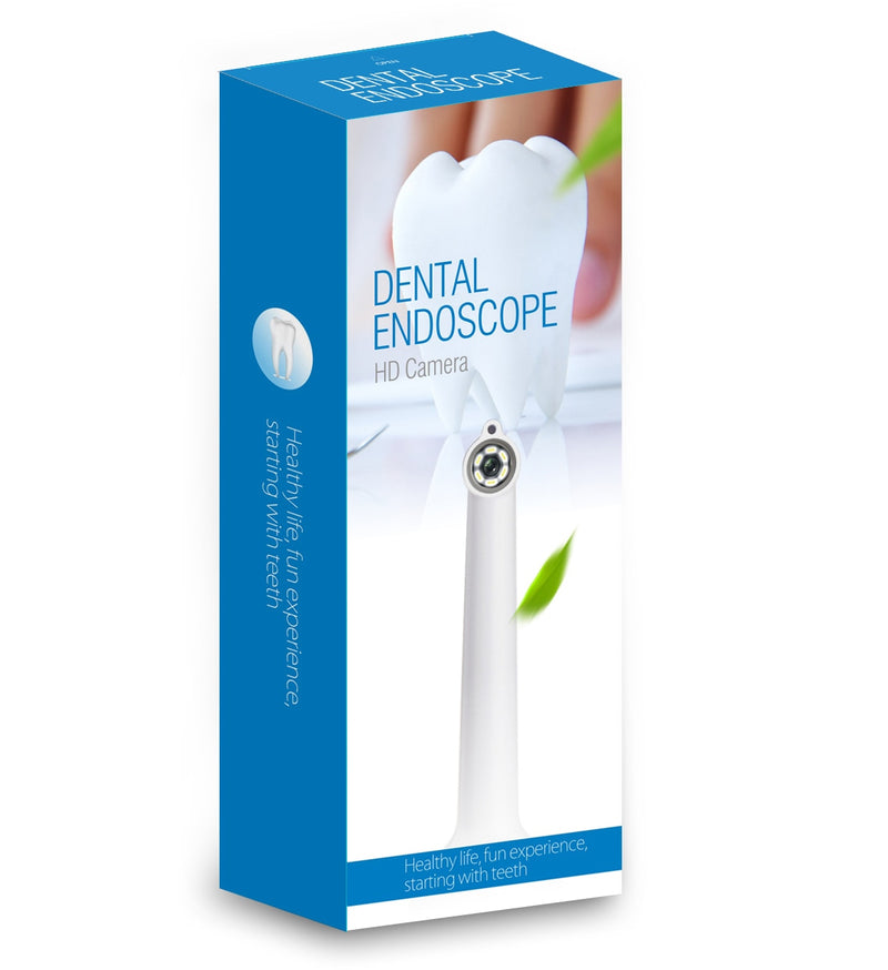 Inalámbrico WiFi Oral Endoscopio Dental Cámara Dental 1080p HD Endoscopio Intraoral Ajustable 6 LED Luz Boca Herramienta de Inspección