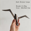 Amerikanischer Luxus aus reinem Kupfer, kreative Vogel, Möwe, Taube, hängende Wanddekoration, Retro-Industrie-Ornament, Wohnzimmer, Möwe