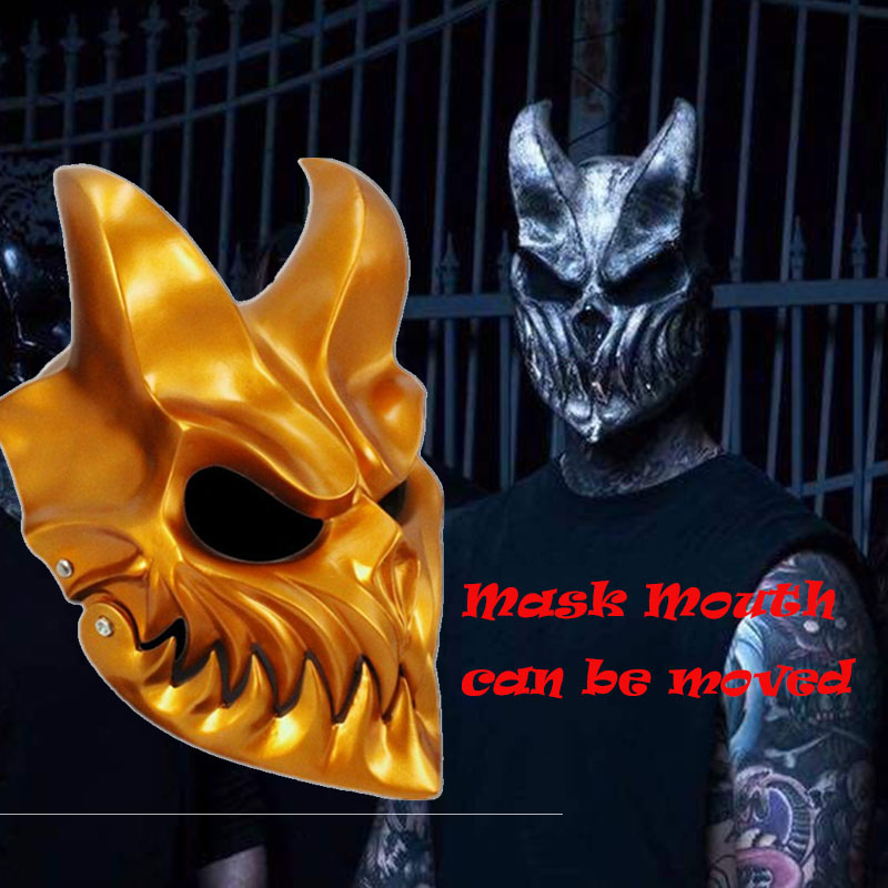 Slaughter To Prevail Alex Terrible Máscaras Prop Cosplay Máscara Fiesta de Halloween Deathcore Oscuridad Máscara Hijo de la oscuridad