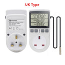 KT3100 KT3200 Thermostat Digitaler Temperaturregler Steckdose Zeitschaltuhr Sensor Heizung Kühlung 16A 220V für Heizmatte