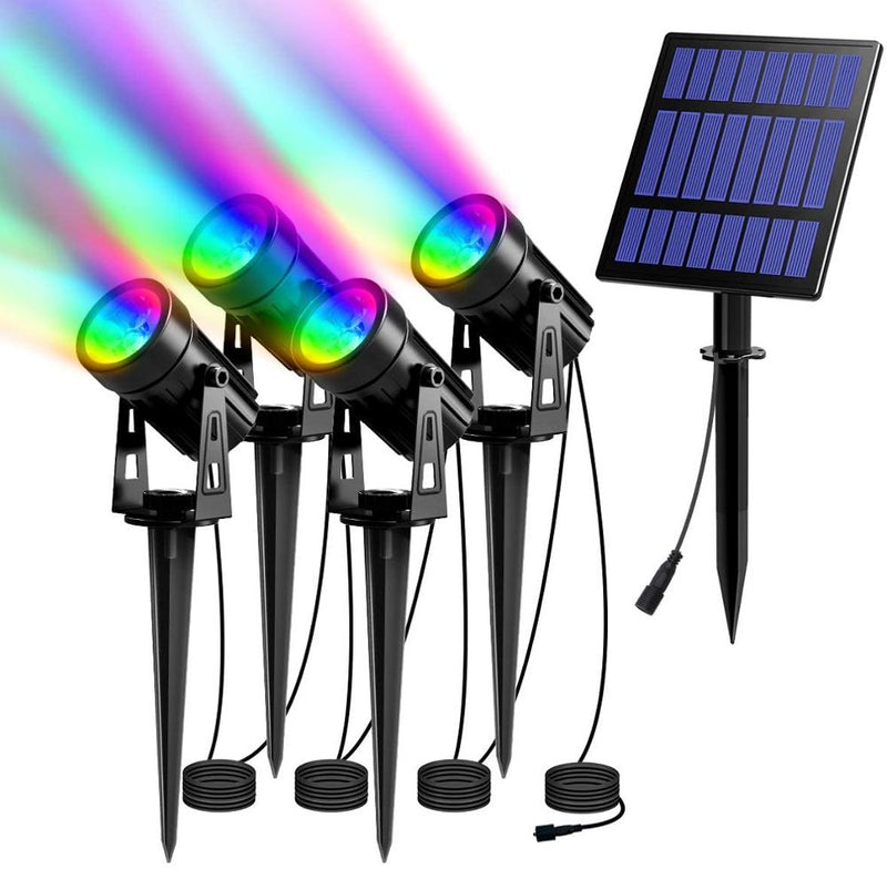 T-SUNRISE LED Solar Garden Light IP65 Lámpara solar impermeable Lámpara de paisaje al aire libre para césped de jardín al aire libre