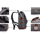 Mochilas para portátiles de negocios Mochilas casuales Mochila para exteriores Mochila escolar Hombres Mujeres Mochila de viaje Se adapta a Macbook de hasta 15.6 pulgadas