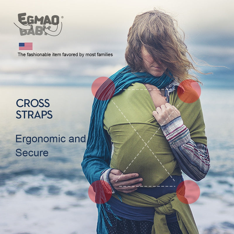 All-in-1 Stretchy Baby Wraps Baby Sling Infant Carrier Still Cover Hands Free Baby Wrap Postpartum Belt Great Baby Shower Gift