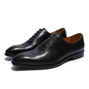Luxusmarke Herren-Oxford-Schuhe aus echtem Leder, klassischer, ganzer Schnitt, Schnür-Hochzeitskleid, Brogue, Business-Büroschuhe für Männer
