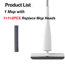 Eyliden Mop180 Grad selbstwringender Mop Squeeze Mop mit PVA-Schwamm-Moppköpfen Bodenwaschmop für Haushaltsreinigungswerkzeuge