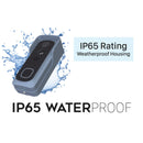 Tuya Wireless WiFi 1080P Video Türklingel mit Batterie USB Chime Kompatibel mit Google und Alexa, Wasserdichte Türklingel Smart Life