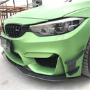 6 stücke Kohlefaser Auto Styling Zubehör Frontstoßstange Lip Fin Splitter Spoiler Canard Aufkleber Fit für BMW F80 M3 Für BMW F82 M4