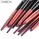 RANCAI 12-teiliges hochwertiges Make-up-Pinsel-Set, Foundation-Puder, Rouge, Lidschatten, Schwammpinsel, weiche Wollfaser, Haarkosmetik-Werkzeuge
