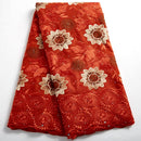 Schweizer Voile-Baumwollspitzenstoff African 2021 Stickerei Afrikanische Baumwoll-Voile-Spitze im Dubai-Stil für jede Hochzeitsfeier 2491A