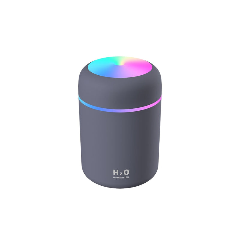 Humidificador de aire USB taza colorida Mini difusor de agua aromática luz LED ultrasónico generador de niebla fría nebulizador Humidificador de Aroma de coche