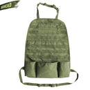 Universal Tactical MOLLE Car Seat Back Organizer military MOLLE Panel Vehicle Seat Cover Protector Kit Mat Black