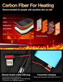 Jacke Beheizte Weste Warme Frauen USB Beheizte Kleidung Elektrische Heizjacke Angeln Trekking Heizkissen Herren Winterjacke