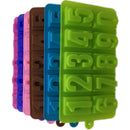 1 STÜCK Silikon Zahlen Schokoladenform Kekse Kalte 3D Digitale Form Fondant Kuchen Backen Gelee Süßigkeiten Gebäck DIY Dekorationswerkzeuge