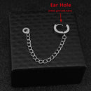 Edelstahl-Ohrringe Anti-verlorener Ohrclip Drahtlose Bluetooth-Kopfhörerhalter Zubehör Frauen Männer Ohrringe für Airpods