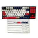 XVX Anime Key Caps für 60 Prozent mechanisches Tastatur-Kit Ergonomisches Cherry MX Gaming Keycaps Custom Diy OEM XDA PBT Keycaps Set