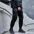 Single Road Mens Cargo Pants Men Fashion 2022 Black Baggy Joggers Techwear Men Hip Hop Harajuku Streetwear Trousers Cotton Pants