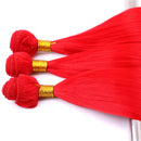 22 Zoll brasilianisches glattes Haar bündelt 100 Gramm einteiliges synthetisches Haargewebe Pferdeschwanz-Haarverlängerungen für afrikanische Frauen