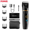 RIWA Haarschneidemaschine Professioneller Trimmer LCD-Display Schnellladung Männer Haarschneidemaschine Waschbar Barber Clipper Für Haarschnitt 6501