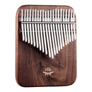NEU Kalimba 17/21 Key Black Walnut Curly Figure Tastatur Daumenklavier Fase Calimba Musikinstrumente Tasteninstrumente