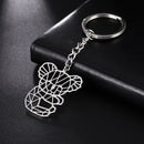 Skyrim Koala Protect Schlüsselanhänger, Schlüsselanhänger, Halter, Damen, Herren, schöne Edelstahl-Auto-Schlüsselanhänger, Gedenkgeschenk, Anhänger für die Tasche