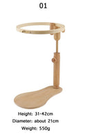 Looen Stickrahmen Stickrahmen Stickrahmen Holz Stick- und Kreuzstichrahmen Set Ringrahmen Einstellbare Nähwerkzeuge 1Stk