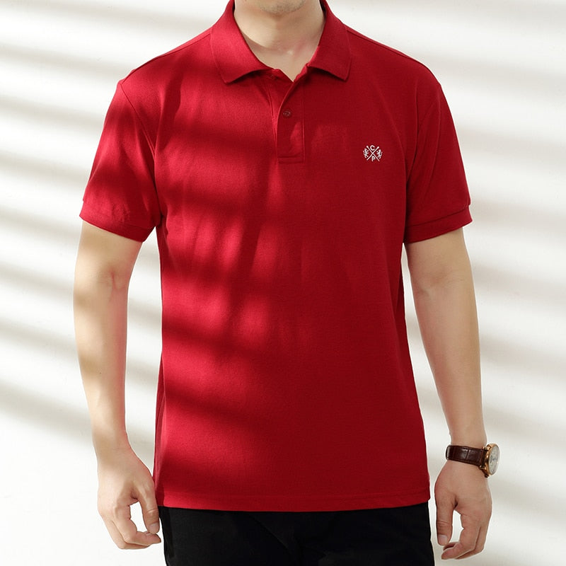 Oversize 5XL 6XL  Mens Polo 2021 Summer New 95% Cotton Polo Shirt Men Casual Loose Tops High Quality Breathable Plus Size Polo