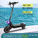 FLJ 72V 7000W Elektroroller mit zwei Motoren Motoren Acryl-LED-Pedal Top Speed ​​E Bike Scooter electrico