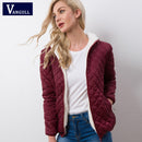 Vangull Neue Frühling Herbst Damenbekleidung Kapuzen Fleece Basic Jacke Langarm weibliche Mäntel Kurzer Reißverschluss Lässige Oberbekleidung