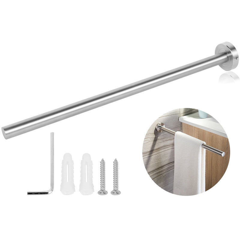 Towel Holder 40cm Stainless Steel Kitchen Bathroom Towel Holder for Towels Bar Rail Hanger Towel Rack