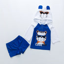 Swimwear for Children 3 Pieces Long Sleeve Swimsuit Kids Sun UV Protection Baby Bathing Clothes Child Toddler Swimming Suit Boys