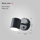 Gold Schwarz Eisen LED Wandleuchten Wohnzimmer Schlafzimmer Bett Innenleuchten Leuchte Wandlamp Schalter Industrieleuchte