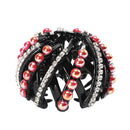 Mode Frauen Brötchen Kristall Haar Klaue Schachtelhalm Schnalle Haarspange Vogelnest Erweitern Haarschmuck Weibliche Pferdeschwanz Kopfbedeckung