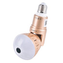 Wifi Light Bulb 1080P Fisheye Camera Security Lamp WIFI IP Camera Night Vision Panoramic 360 degree 3D VR Wireless CCTV Camera