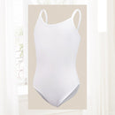 Nude Camisole Ballet Leotards for Girls Kids Seamless Underwear Skin Colored Gymnastics Leotard Adjustable