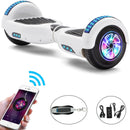 Hoverboard 6,5-Zoll-Bluetooth-Lautsprecher, selbstausgleichender Elektroroller, LED-Leuchten, intelligenter zweirädriger Hoverboard-Schlüssel für Kindergeschenk