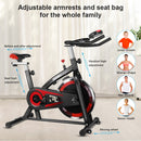OneTwoFit Static Bike Heimtrainer Apartment Spinning Fahrrad Cardio Statische Pedale Heimtrainer Fahrrad Fitnessgeräte 120KG