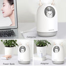 300 ML Mini Bär Luftbefeuchter USB Aromatherapie Aroma Ätherisches Öl Diffusor für Home Office Auto Cool Mist Maker LED Nachtlicht
