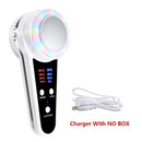 Tragbares Hot Cold Beauty Instrument 3 Farben Photon Rejuvenation Massager Skin Lifting Firming Facial Cool Warm Hammer