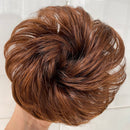 Tinashe Beauty Gummiband mit unordentlichem Haarknoten Scrunchy Chignon mit Gummiband Messi Haarteile Donut für Frauen Kinder