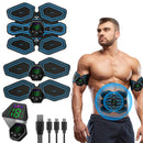 EMS Abdominal Muscle Stimulator Trainer USB Connect Abs Fitness Equipment Training Gear Estimulador Muscular Slimming Massager