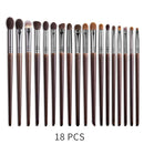 OVW Natürliches Make-up-Pinsel-Set Lidschatten-Make-up-Pinsel Ziegenhaar-Kit für Make-up Nabor Kistey Blending Pinceaux Maquillage