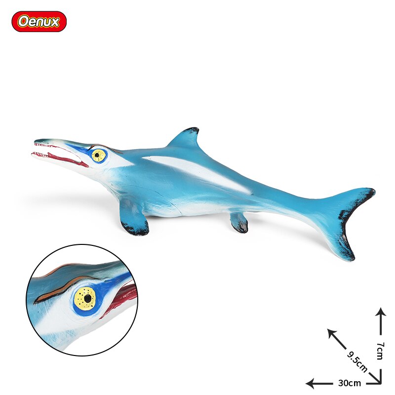 Oenux Large Size Sea Life Animals Weicher Weißer Hai Big Shark Actionfiguren Modell Lebensechtes Lernspielzeug Für Kinder Geschenk